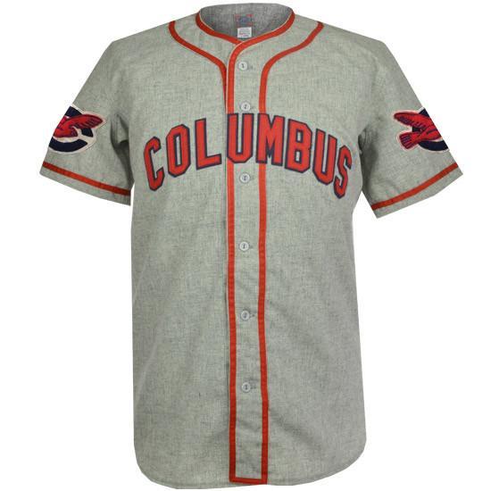Columbus Red Birds Logo - Columbus Red Birds 1950 Road Jersey – Ebbets Field Flannels