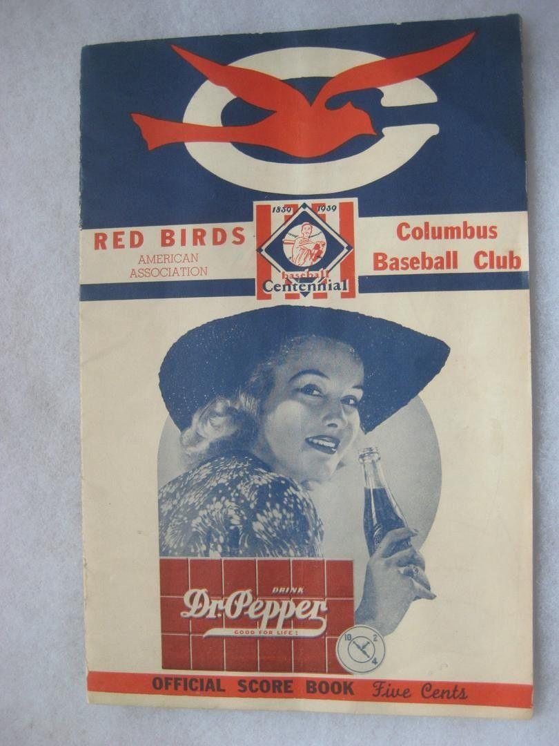 Columbus Red Birds Logo - 1939 Minneapolis Millers @ Columbus Red Birds American Association ...