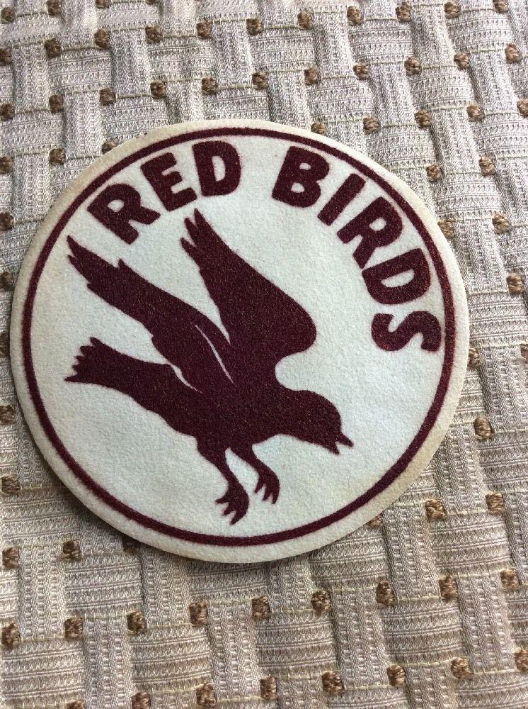 Columbus Red Birds Logo - 1940's 1950's Columbus Redbirds Baseball Jacket Patch Vintage Sports ...