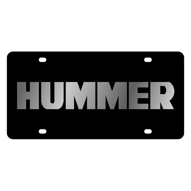 Hummer Logo - Eurosport Daytona® - GM License Plate with Hummer Logo