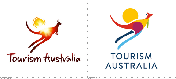 Tourism Australia Logo - Brand New: Kangaroo Makeover