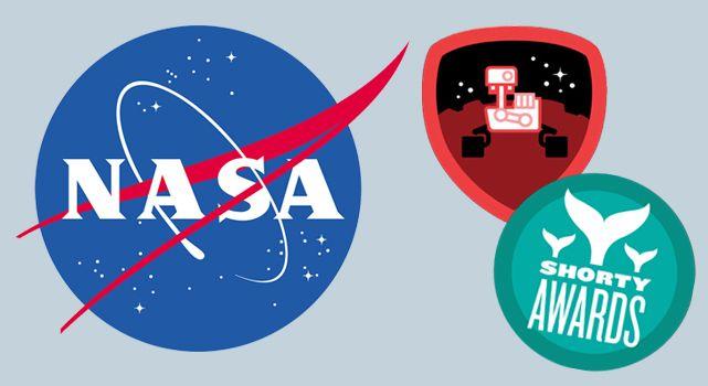 NASA Mars Logo - News. NASA, Mars Curiosity Win Awards for Social Media