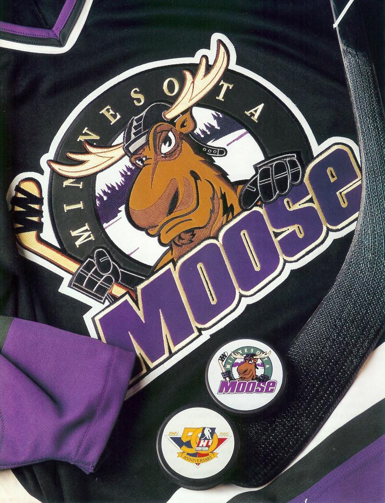 Minnesota Moose Logo - Minnesota Moose (1994-1996)