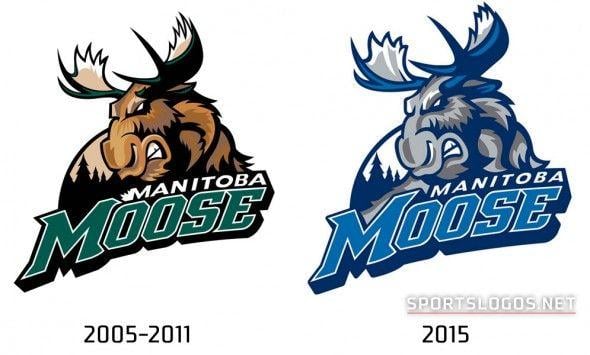 Moose Football Logo - Manitoba Moose Return to AHL, Unveil Logos and Uniforms | Chris ...