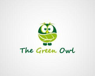 Green Owl Logo - The Green Owl Designed by Tamude | BrandCrowd