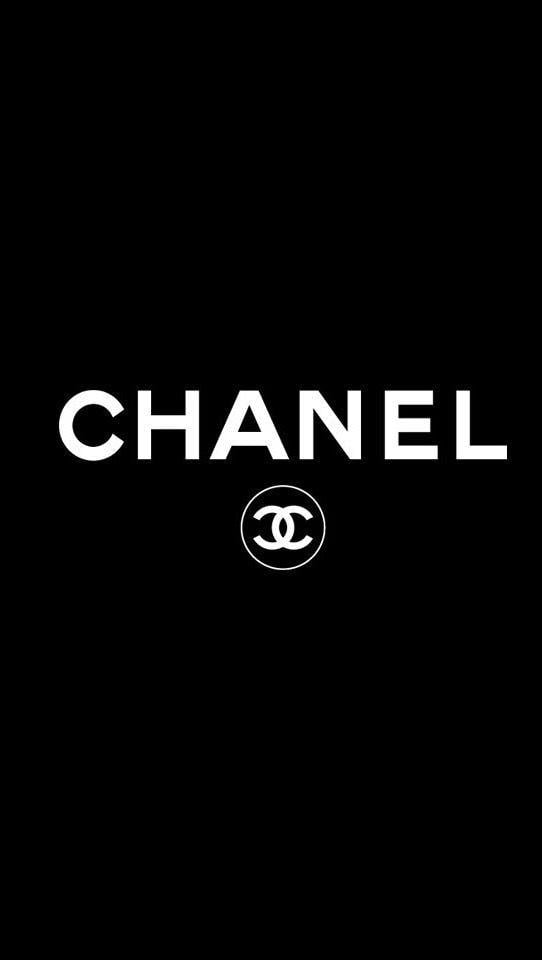 Chanel Black Logo - iPhone Chanel Black. C H A N E L. Chanel, Coco