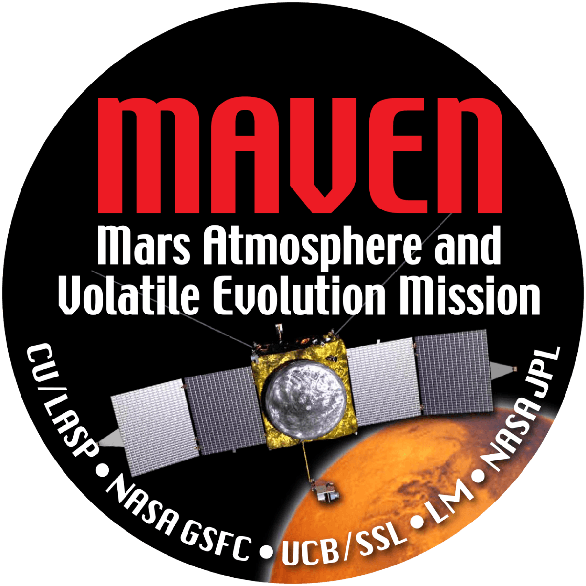 NASA Mars Logo - MAVEN