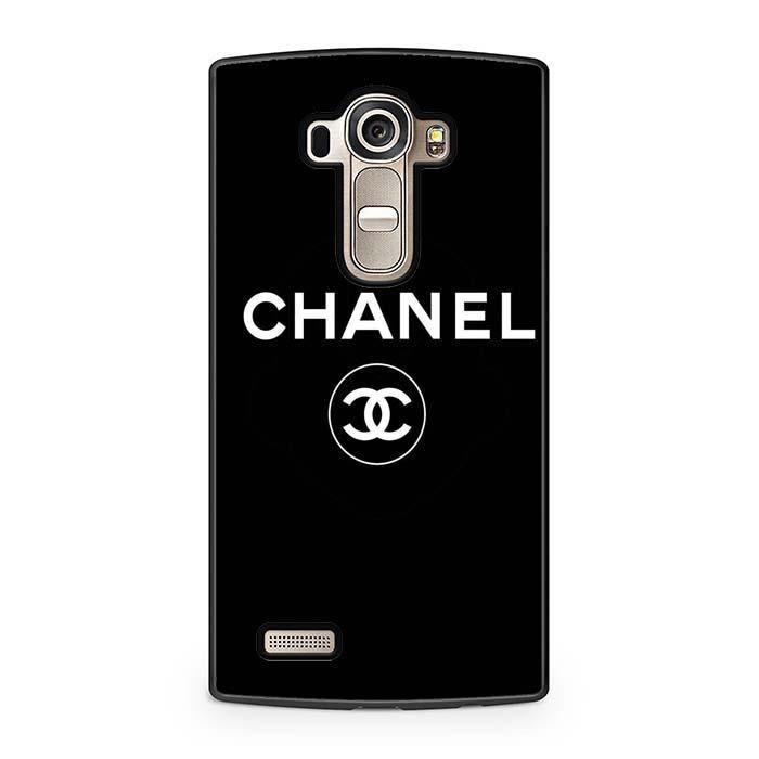 Chanel Black Logo - chanel black logo LG Case