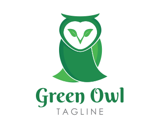 Green Owl Logo - Green Owl Logo Designed
