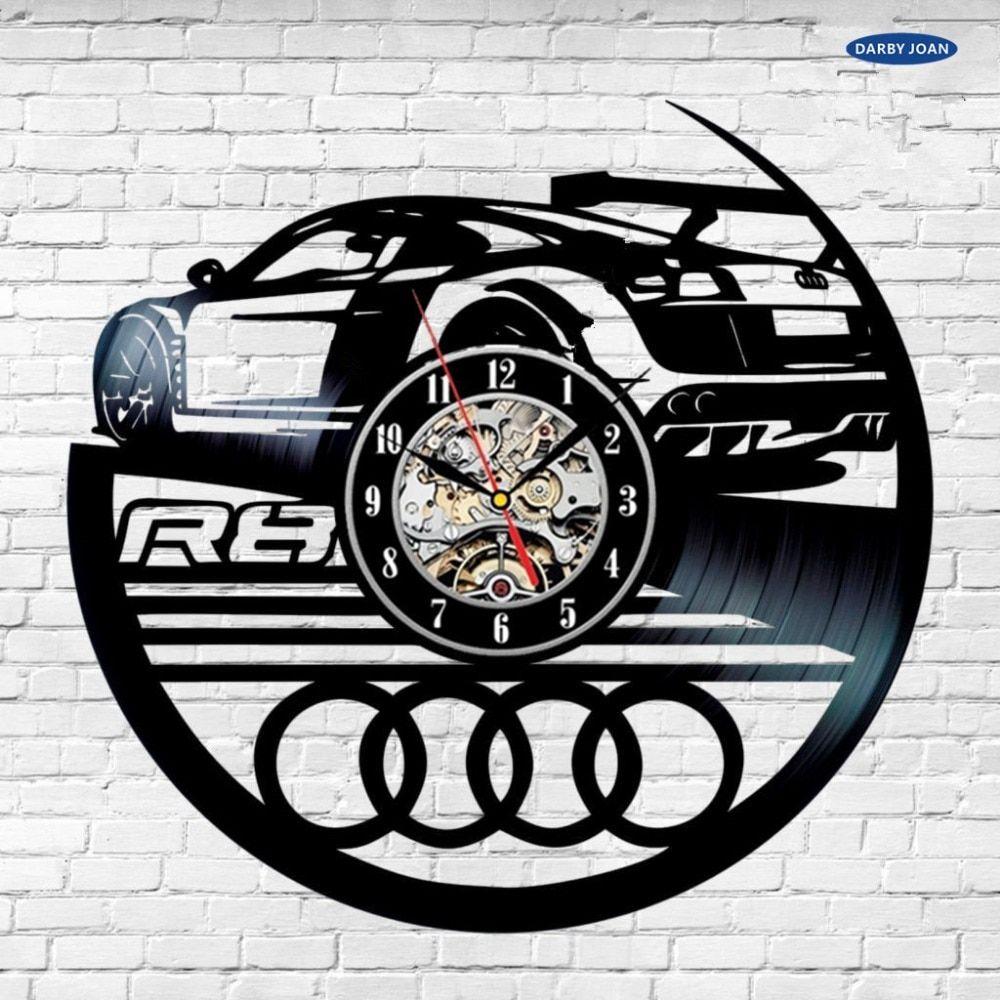 Unique Automotive Logo - Aliexpress.com : Buy Audi Car Logo Vintage Decor Gift Vinyl Record