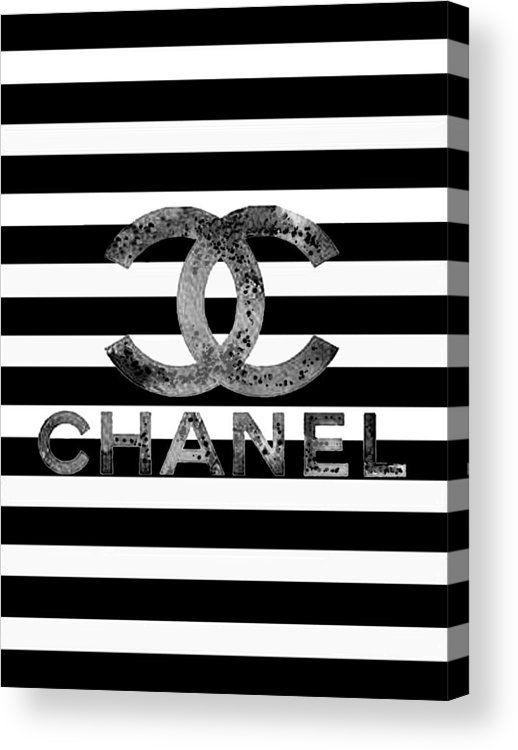 Chanel Black Logo