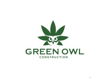 Green Owl Logo - Green Owl Construction by ESolz | Dribbble | Dribbble