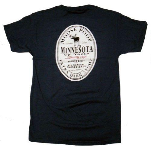 Minnesota Moose Logo - Minnesota Moose Poop Adult T-Shirt