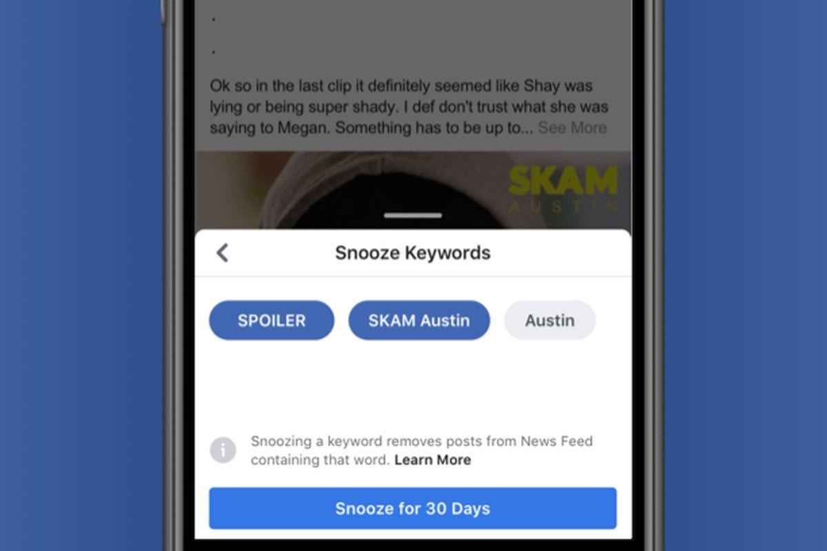 Facebook New Word Logo - Facebook is testing a way to mute keywords - The Verge