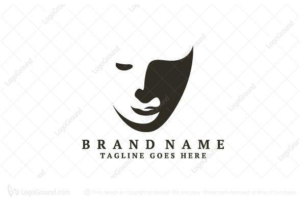 Modern Face Logo - Exclusive Logo 79609, Face Mask Logo | LOGOS FOR SALE | Logos, One ...