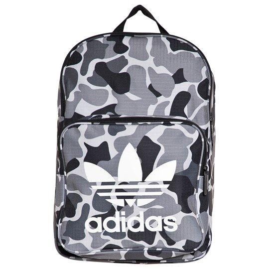 Gray Camo Adidas Logo - adidas Originals - Grey Camo Print Trefoil Logo Backpack - Babyshop.com