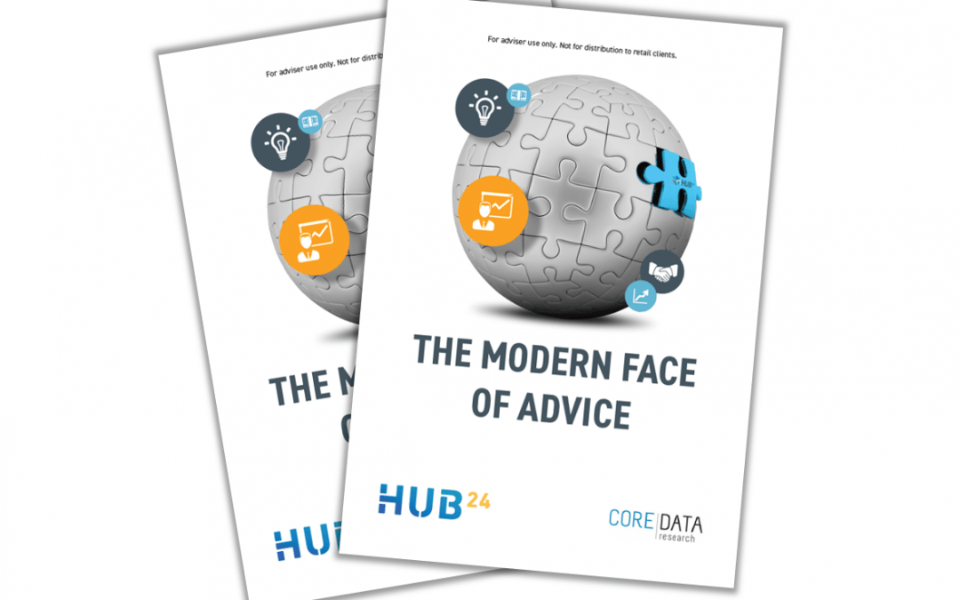 Modern Face Logo - The modern face of advice | HUB24