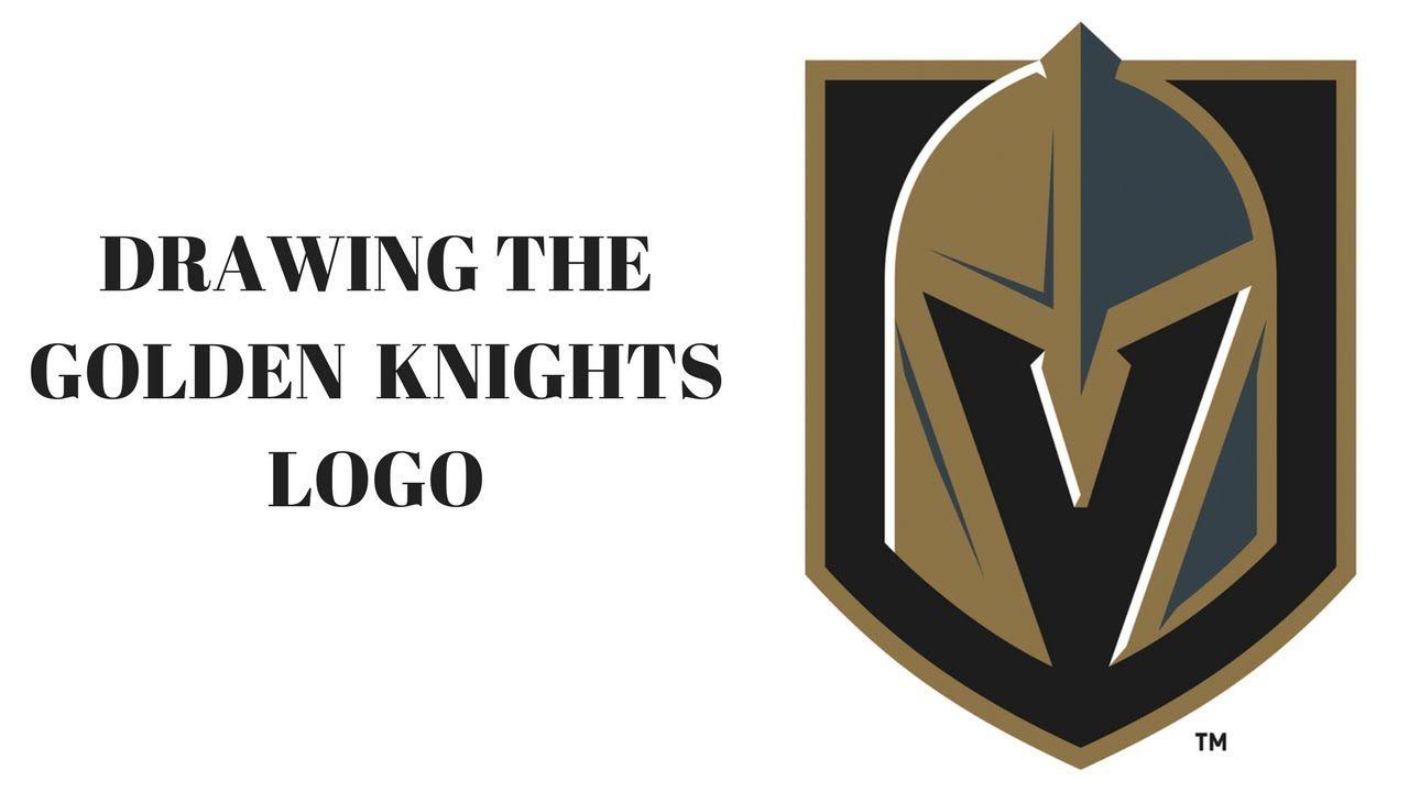 Las Vegas Golden Knights Logo - Drawing the Vegas Golden Knights logo - YouTube