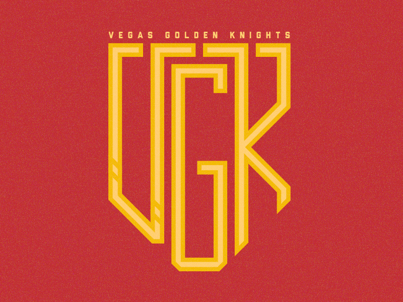 Las Vegas Golden Knights Logo - Vegas Golden Knights Logo by John Ricciardella | Dribbble | Dribbble