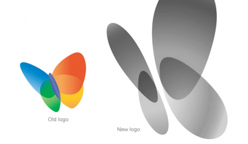 4 Color Butterfly Logo - Color Butterfly Logo Vector Online 2019
