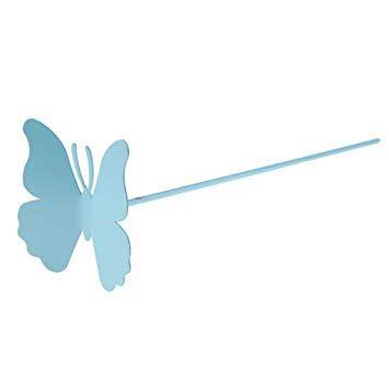 4 Color Butterfly Logo - Amazon.com : Fenteer 4 Color Butterfly Iron Flower Pot Stake Yard ...