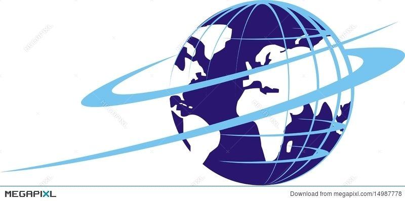 Sports Globe Logo - Globe Logo Design Illustration 14987778 - Megapixl