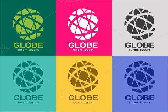 Sports Globe Logo - Globe logo. Globe icon. Globe vector by Vector-S… | Creative Designs ...