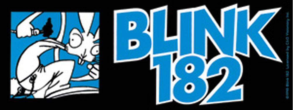 Blink 182 Logo - Blink-182 Bunny Logo Sticker