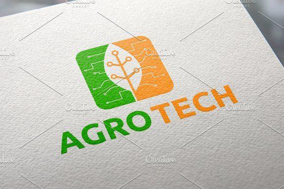 Agro Logo - Agro Tech. Logo Template Logo Templates Creative Market