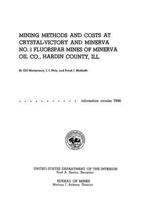Minerva Oil Company Logo - Mining Methods and Costs at Crystal-Victory and Minerva Number 1 ...