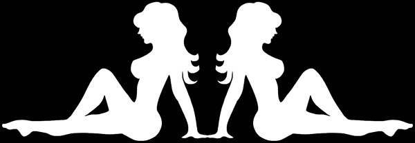 Girls Back To Back Logo Logodix