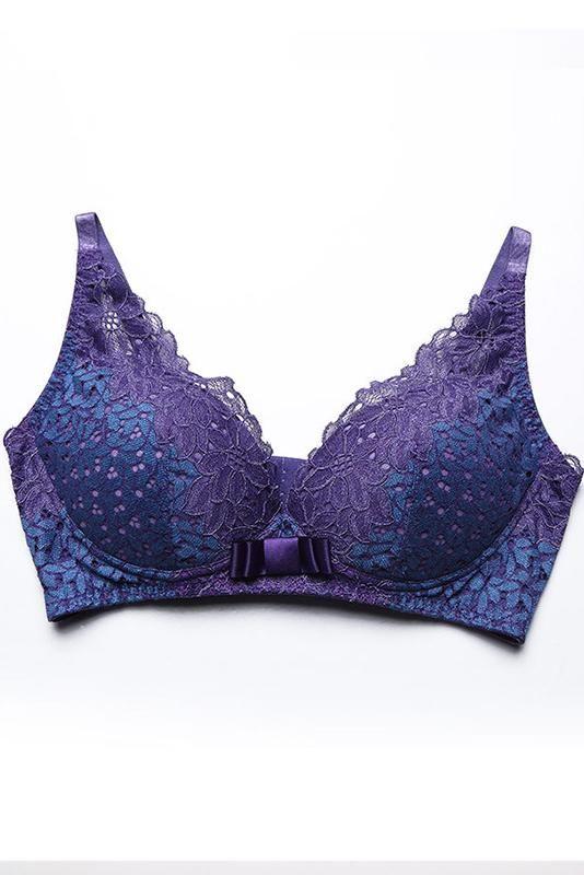 4 Color Butterfly Logo - Pinklouds™ 4-color Butterfly Lace Bra - Stacy