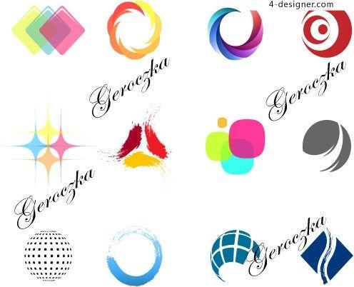 4 Color Logo - 4 Designer. Simple Color Logo