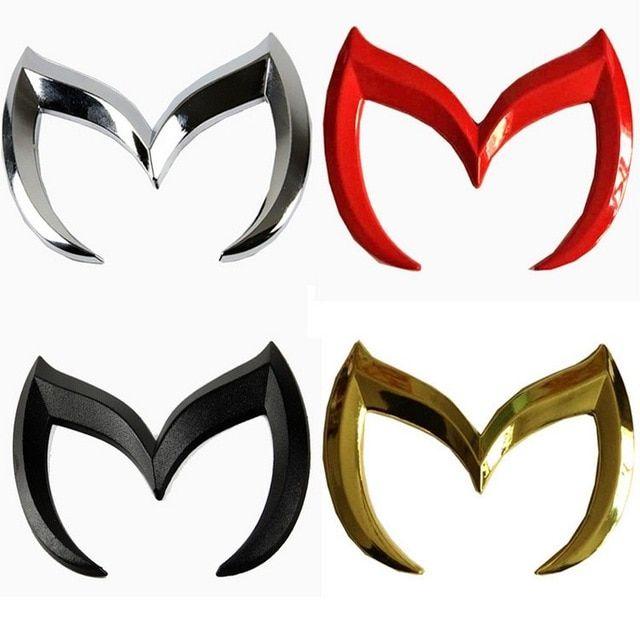 Red and Black Batman Logo - Universal 3D Batman LOGO Car Sticker Auto Emblem Logo For Mazda ...