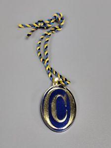 Yellow and Blue C Logo - Original Concord Watch Hang Tag C Logo Yellow With Blue String | eBay