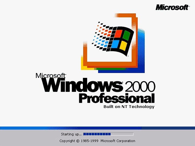 Windows NT 5.0 Logo - Windows 2000 (NT 5.0)