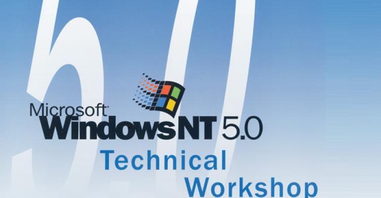Windows 5.0 Logo - SuperSite Flashback: In the Beginning, There Was NT 5.0