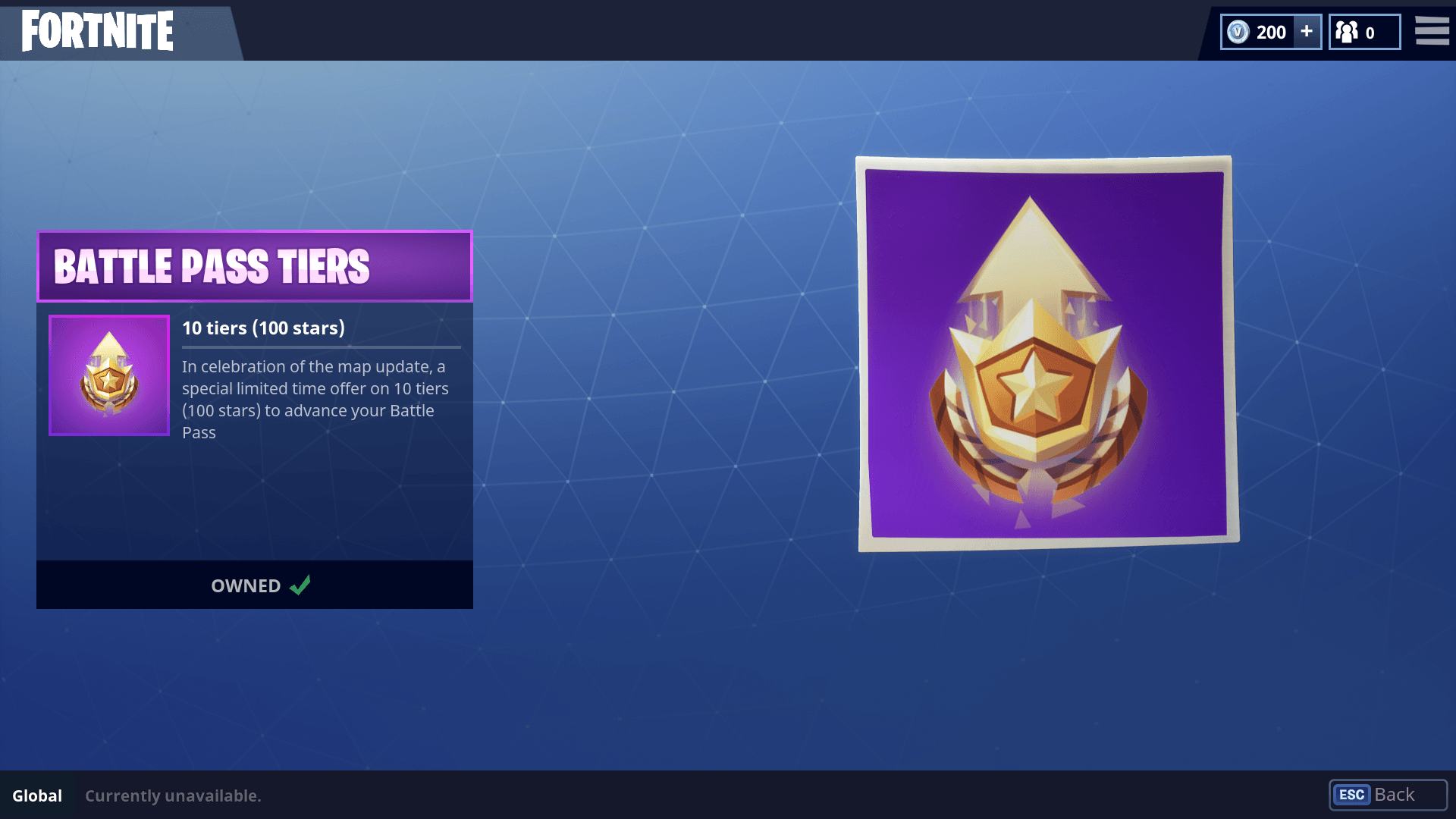 Battle Pass Logo - I bought a Battle Pass Tier with my V-Bucks today, since it was half ...