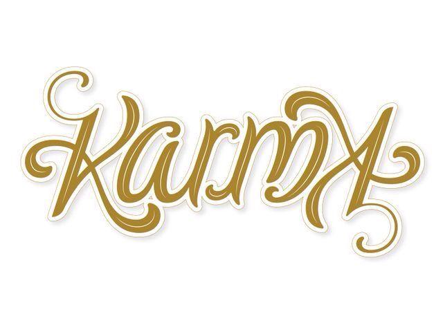 Karma Word Logo - Turn it upside down to see the hidden word! | Tattoos & Artwork ...