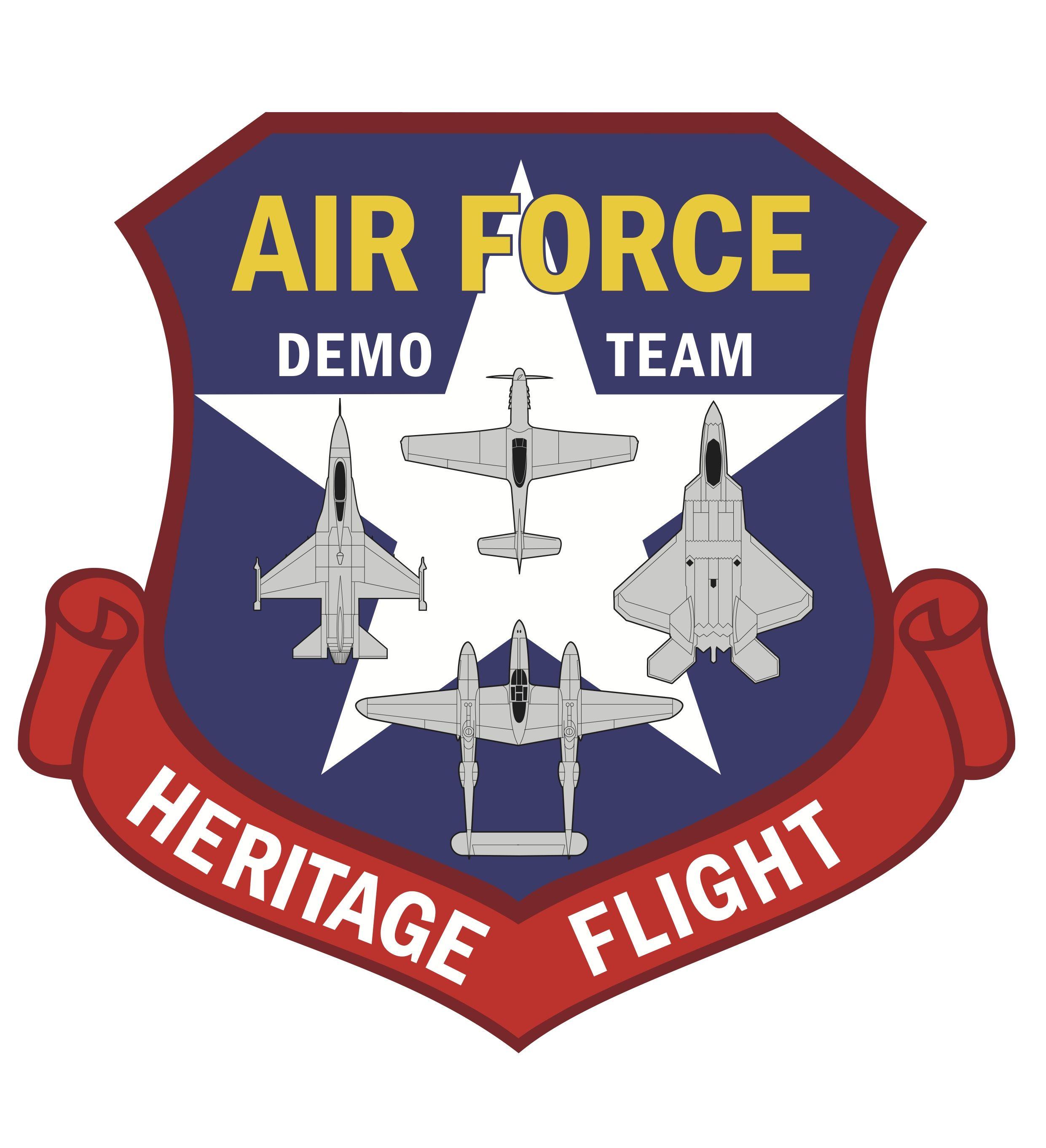 Flight Team Logo - ACC Heritage Flight Team Patch – Wings Over Myrtle Beach Air Show