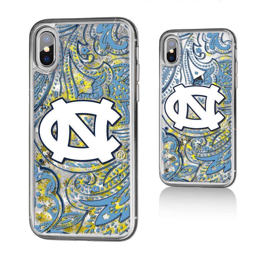 North Carolina Glitter Logo - North Carolina Tar Heels Paisley iPhone Glitter Case | Official UNC ...