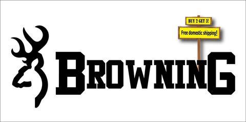 Browning Arms Logo - Gun - Gun Rights | The Decal Barn