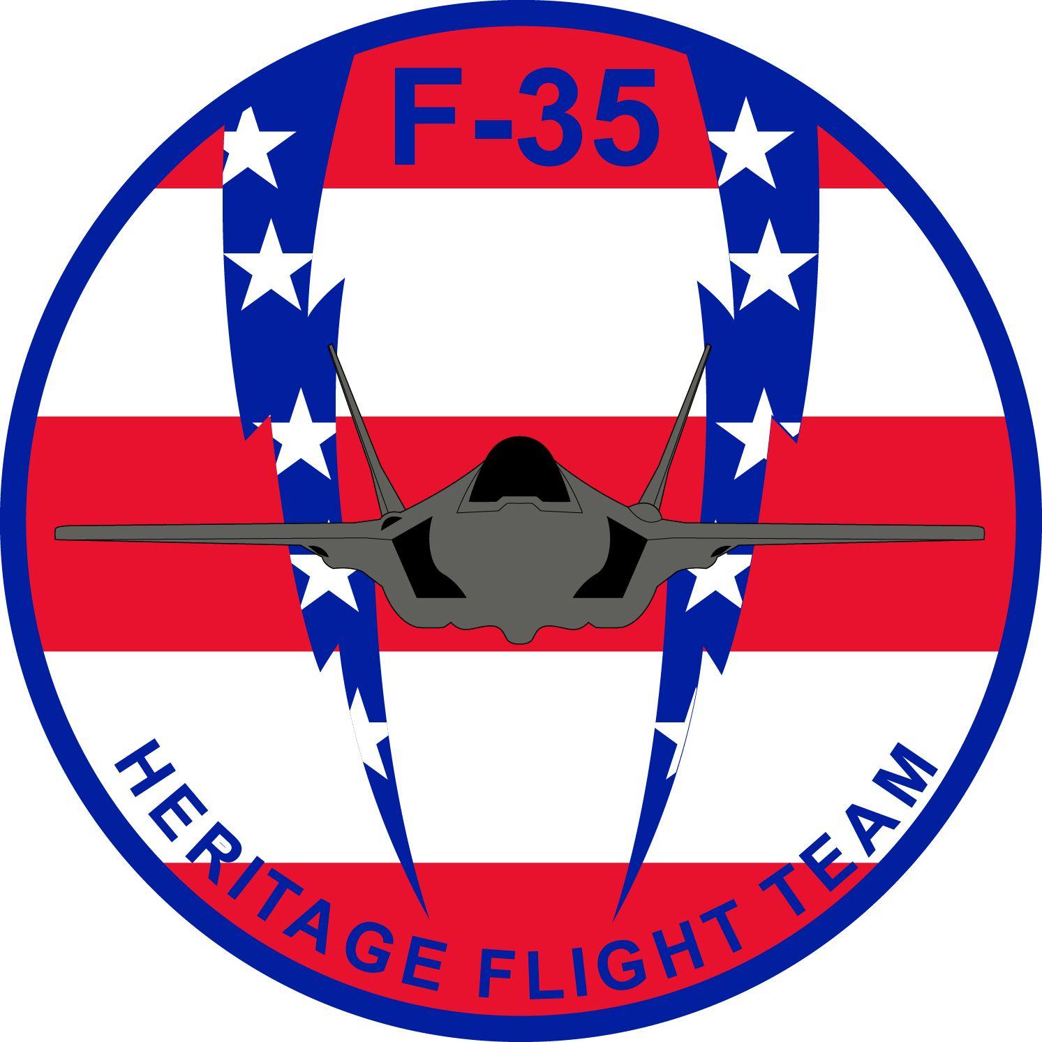 Flight Team Logo - F-35 Heritage Flt Team