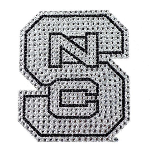 North Carolina Glitter Logo - Team ProMark BEU046 - NCAA North Carolina State Wolfpack Bling ...