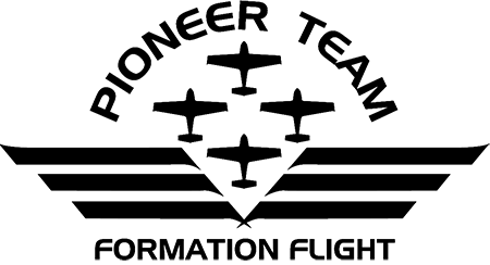 Flight Team Logo - Pioneer Team civil display