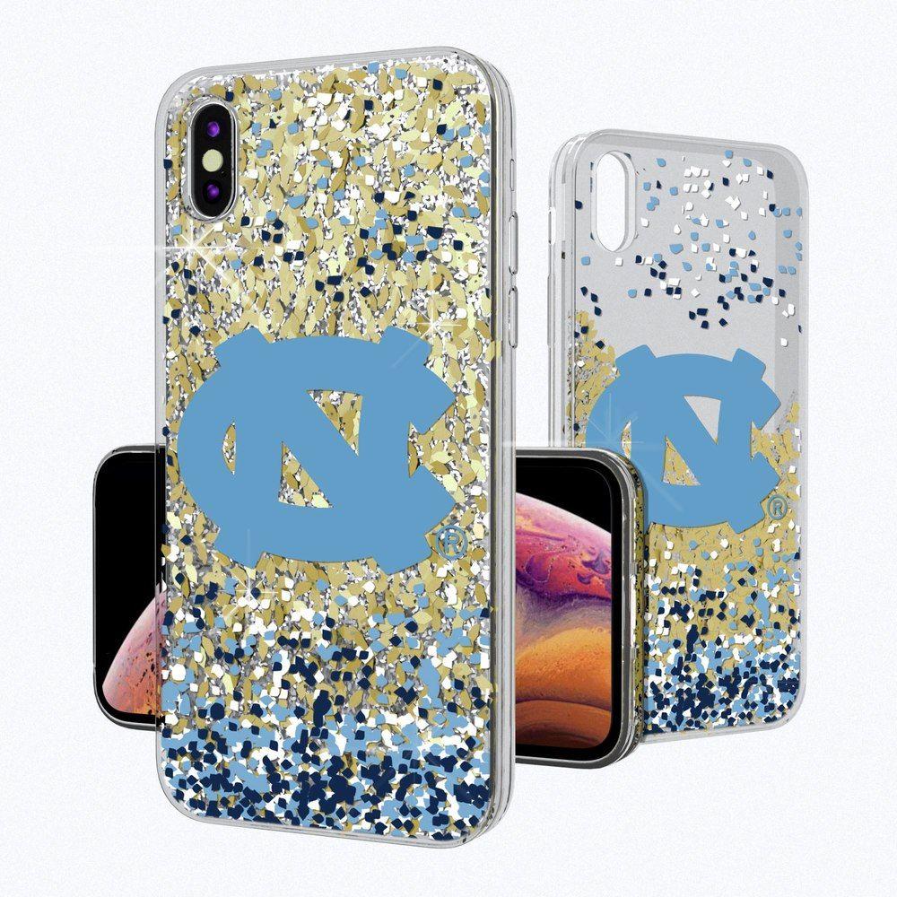 North Carolina Glitter Logo - North Carolina Tar Heels Glitter Confetti iPhone Case | Official UNC ...