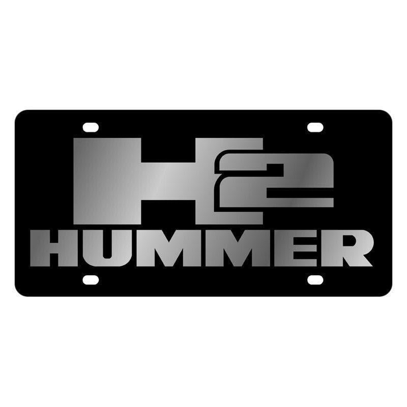 Hummer Logo - Eurosport Daytona® - GM License Plate with Hummer H2 Logo