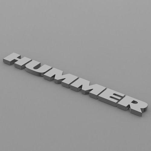 Hummer Logo - hummer logo 3D model | CGTrader