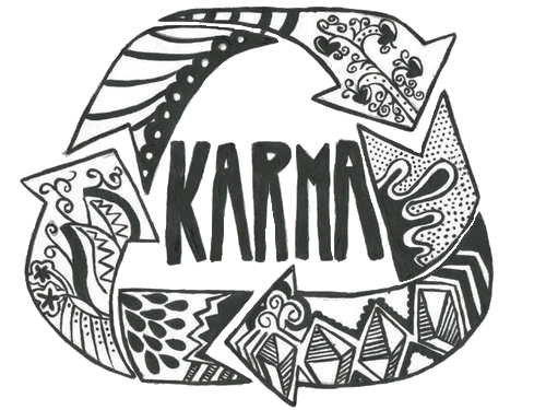 Karma Word Logo - 20 Karma drawing word for free download on YA-webdesign