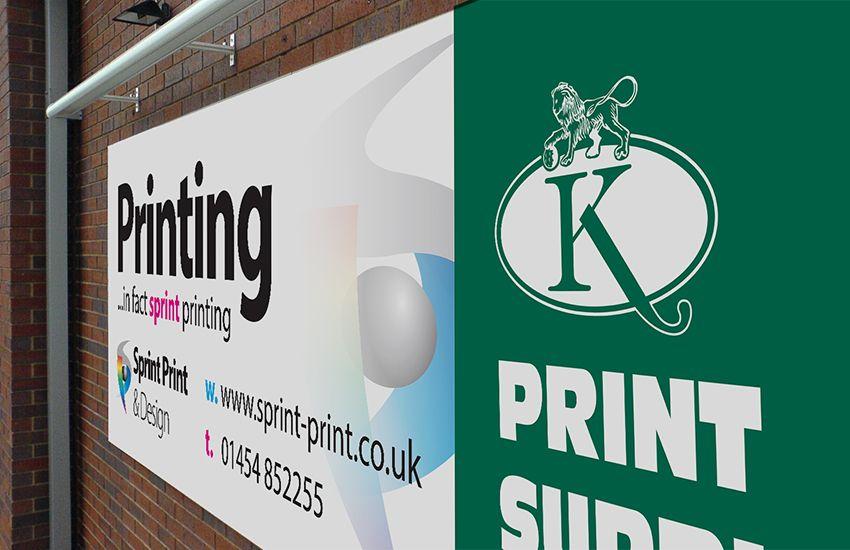 Printing Banners Logo - Large Format Printing, Bristol – Sprint Print